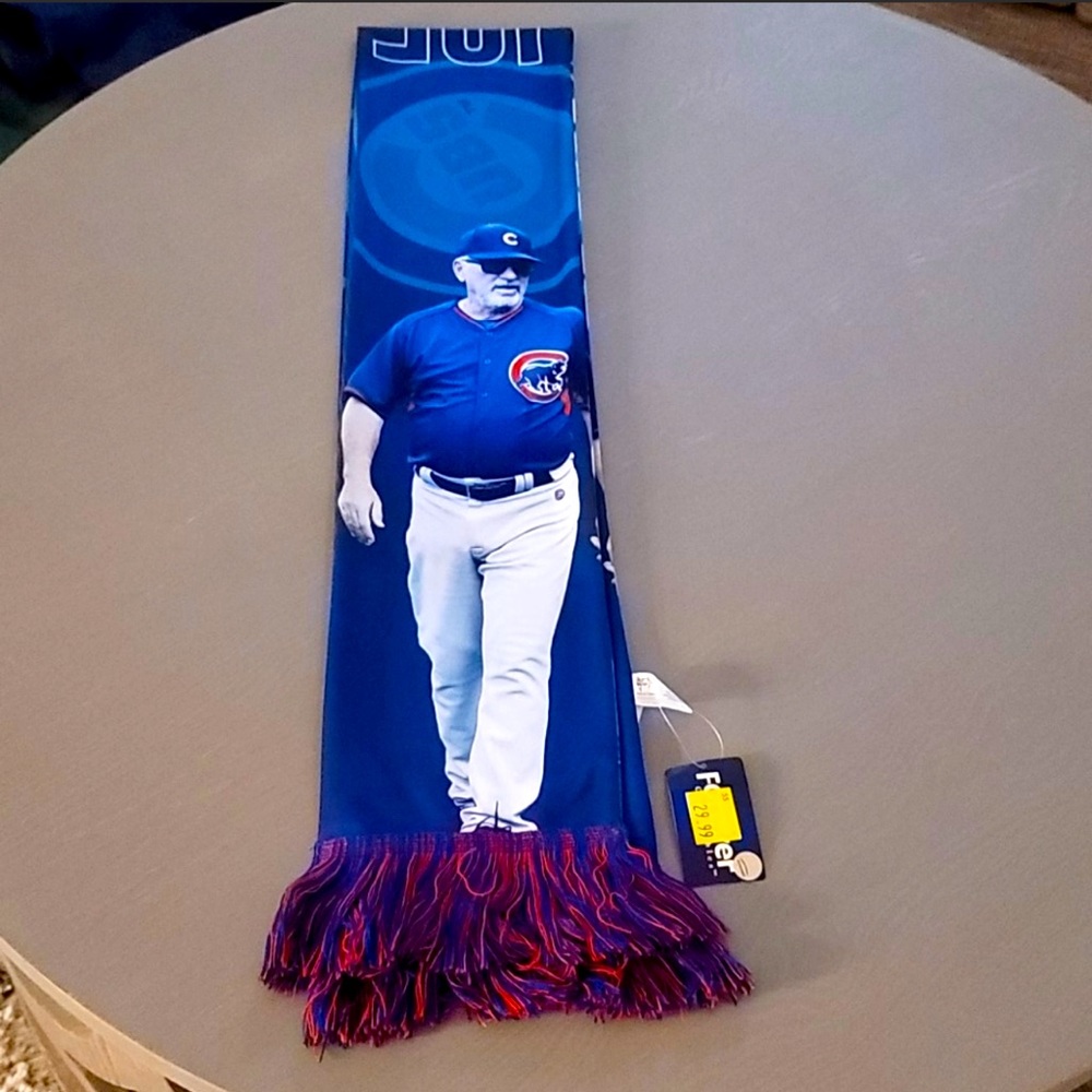 Chicago Cubs Joe Maddon 2016 World Series Scarf